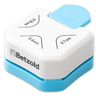 Betzold Eckenabrunder 3-in-1 | für Papier und laminierte Dokumente, Lehrer-Ausstattung