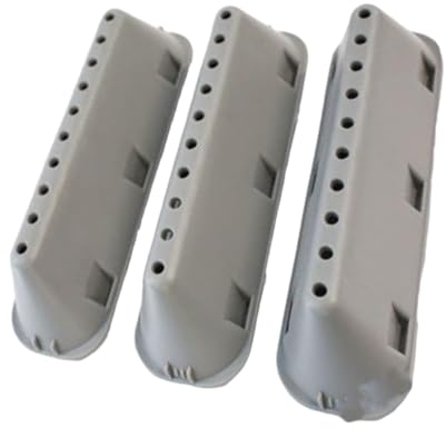 QUAILITAS Drum Paddle Lifter [Pack of 3/Grey Washing Machine Lifter Paddle Arms, 10 Hole, 3 Drum Paddles, Compatible with Indesit– Parts & Accessories