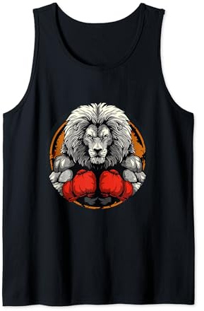 Leone con guantoni da boxe | Boxer Fighter Boxe Canotta