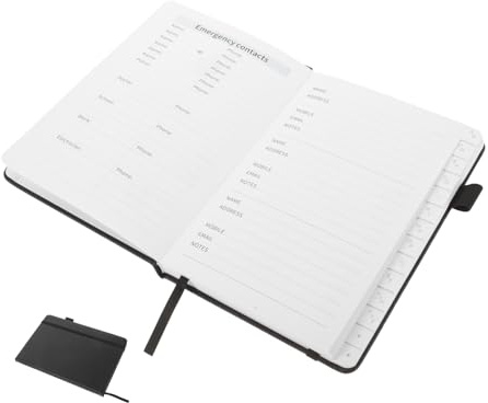 Tofficu Klein Notizbuch Mit Etiketten Pu Notizen Planungen Und to-do-Listen Perfektes Organizer-Tool Für Projekte Und Aufgaben
