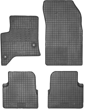Gummi Fußmatten passend für Jeep Avenger Benziner e-Hybrid ab 2024/Fiat 600 Hybrid/Alfa Romeo Junior Benziner ab 2024 (NICHT Elektro) AZUGA AZ10092704 Gummimatten