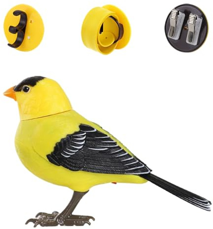 Genérico Pájaro Parlante,Figuras de Aves Juguetes - Figura Realista Animal para Hablar Favoritos Fiesta Escritorio Enriquecimiento Mascotas Guardería