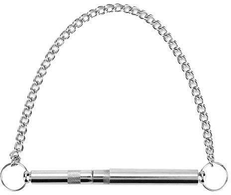 Yosoo Dog Training Whistle, Adjustable Sound Pitches for Barking Control with Metal Chain, Silent Dog Whistle for Commands Sit Come Stop Barking