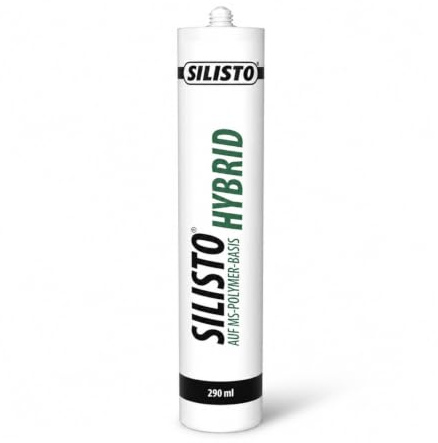 SILISTO Karosseriekleber & Dichtmasse Weiss je 290ml Kartusche, MS Polymer Hybrid - Starker Montagekleber für Karosserie, Bau & Reparatur - Elastisch, wetterfest & überlackierbar