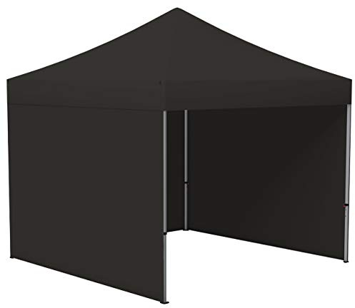 Vispronet Profi Faltpavillon/Faltzelt Basic 3 x 3 m, schwarz (3 Zeltwände) - weitere Farben und Größen lieferbar