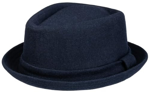 LIPODO Diamond Crown Pork Pie Cappello Feltro Lana Invernale Moda Donna Uomo