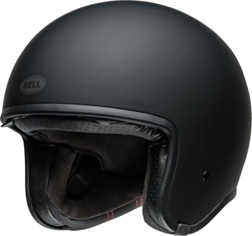 Bell TX-501 Solid ECE Jethelm – Tradition & Innovation, Moderne Features, Schutz & Komfort, Gute Belüftung, verstellbare Passform, für MX & Offroad, Farbe: Matte Black, Größe: XS