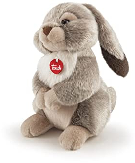 Trudi Hase Lino Plüschtier Hase Park Collection. Parktier, Wildtier. Kinder Geschenk | 18x29x22cm Grosse M | Stilfserjoch-Park-Sammlung | Modell 24014