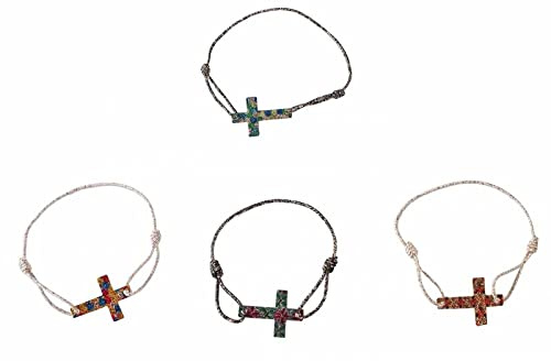 DISOK - Pulsera Cruz Comunion. Originales Pulseras para Las comuniones (24) - Detalles, Regalos, Recuerdos