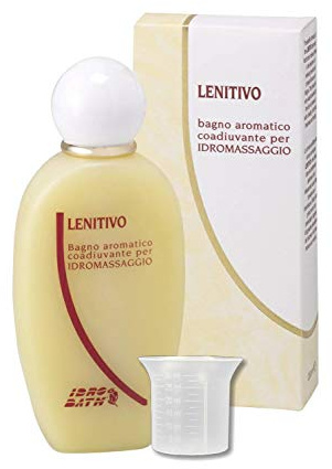 IDRO BATH Bagno aromatico LENITIVO 200 ml + Dosatore Graduato in Omaggio | Bagno Aromatico per Vasca Idromassaggio di tutte le marche. Profumo a base di Oli Essenziali, nota aromatica agrumi