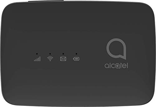 Alcatel Link Zone MW45V2 Mobile Modem 4G, LTE (CAT.4), WiFi, Hotspot up to 15 Users, 2150 mAh Battery, Black [Italy]