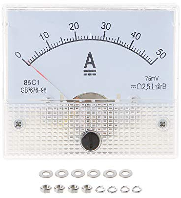 GUMEI 85C1 Amperometro DC Misuratore di Corrente analogico Pannello Puntatore Meccanico Tipo 1/2/3/30/50 / 100A 50/100/200 / 500mA