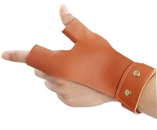 1 st bågskytte, handske, bågskytte, handskydd, skjuthandske, vänster hand för traditionell återgång, båge, långbåge