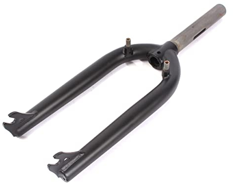 KHE BMX Fork 20 Inch 10 mm Black 1 1/8 U-Brake Socket 1140 g Affix Ready 170 mm