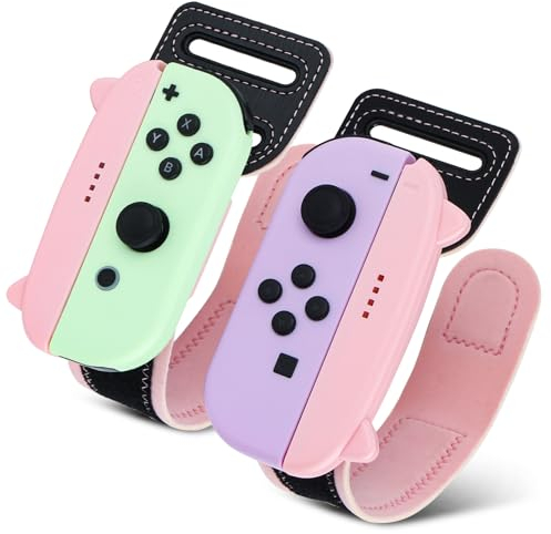 JoyHood 2 Pack Handgelenkband kompatibel mit Zumba Burn It Up für Switch/Switch OLED