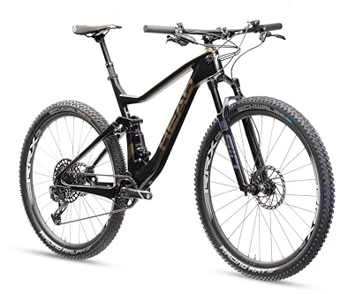 Head Unisex - Adult Adapt Edge 3.0 Full Suspension Bike, Black Metallic/Brown