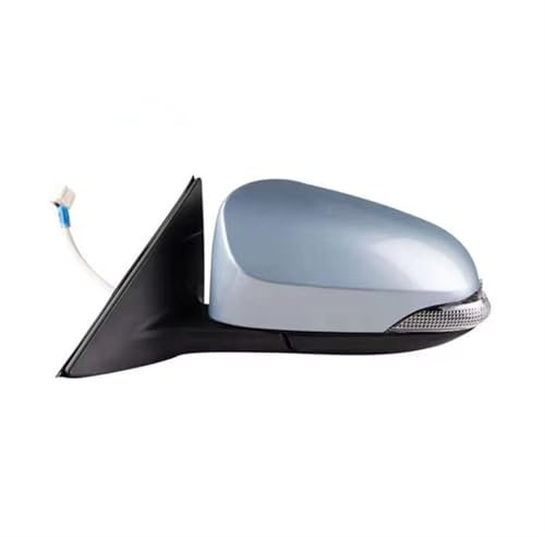 Auto-Seitenrückspiegel mit Signallicht, kompatibel for Toyota Camry 2012 2013 2014 2015 2016 2017, 9 PINS, mit Heizung, automatisches Einklappen(Blue A-Left Side)