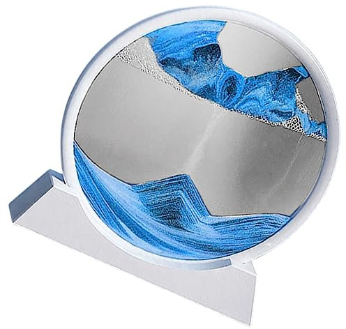 PHENOFICE Bewegendes Sandkunstbild Tischdeko Sandmalerei Für Wohnzimmer Büro Und Kreative Entspannung Kompaktes Design