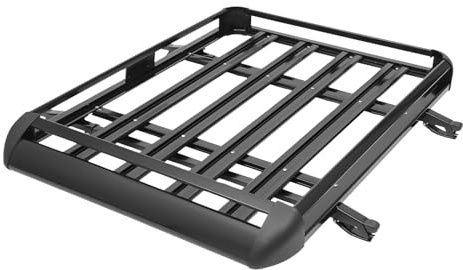 DunleyMin Dachgepäckträger Auto Dachträger Universal Dachgepäckträge Auto Dachkorb Dachgepäckträge Aluminium Dachgepäckträger Korb, bis 68kg