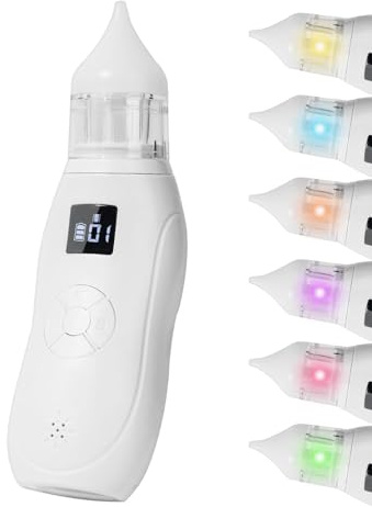 Aspiratore Nasale per Bambini 3 Livelli di Regolabile Silenzioso | Aspiratore Nasale Elettrico per Asilo Scuola Viaggi Campeggio Casa Interno Bambini Bambine