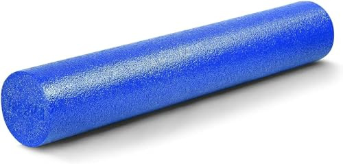 Yes4All Medium Firm Round PE Foam Roller 12, 18, 24, 36 Inches for Pilates, Yoga, Stretching, Balance & Core Exercises