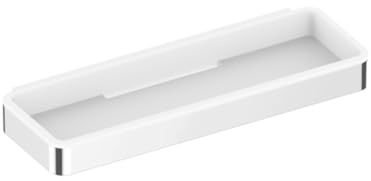 Keuco PLAN Duschablage, verdeckte Befestigung, 14958010051, Farbe: verchromt/weiß