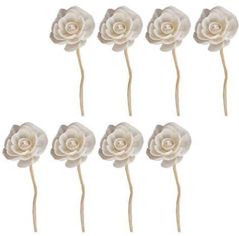 Angoily Rattan Diffuser Sticks 8 -Reed-Diffusor-Sticks Natürlicher Rattan-Schilf- -Diffusor Für Ätherische Öle Aroma-Diffusor-Sticks -Ersatz-Nachfüll-Sticks Raumduft Stäbchen