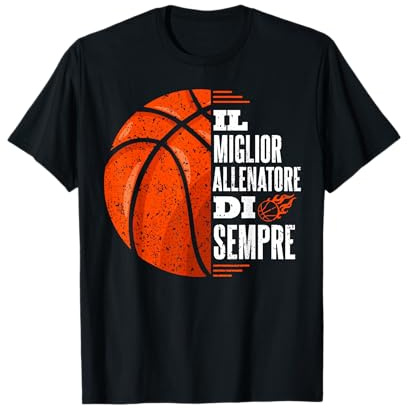 Il Miglior Allenatore Pallacanestro Regali Basket Per Uomo Maglietta