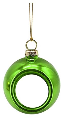 8cm Weihnachtskugel Ornamente DIY Familie Fotokugel Hängende Dekoration Für Weihnachtsbaum Kreative Neujahrsparty Wohnkultur-GN,China,8cm
