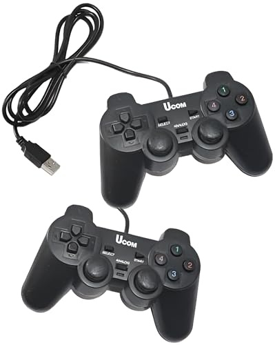 ETIK ONFIRE GAMES | Joypad Cablato USB | Confezione 2 pezzi