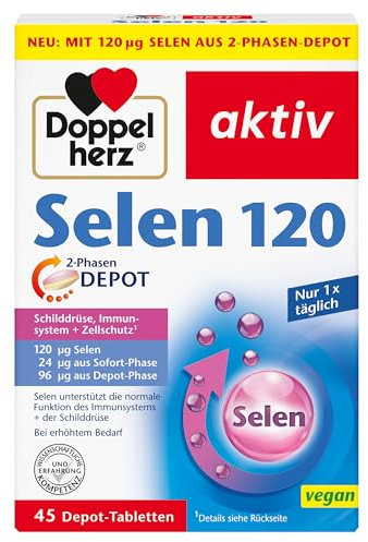 Doppelherz aktiv Selen 120 2-Phasen Depot-Tabletten, 45 St