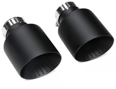 Auspuff Endrohr 1 Stück 60 Mm 63 Mm Universaldüse 304 Edelstahl Einzelauspuffspitze Für Golf 7 Für MK7 Für GTI Schalldämpferspitze Für Golf R Auspuffanlage Auspuffblende(ID63MM OD89MM)