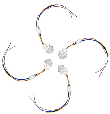 Heemol Mini bewegungsm 110V 220V PIR Infrarot Sensor Schalter Erkennung Auto Sensor Lichtschalter lichtschalter mit bewegungsmelder 4 Stück.
