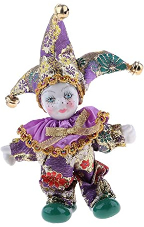 HuadaXtai Poupée Debout en Porcelaine de 5 Pouces, Joli Costume, Artisanat Exquis, Superbes Cadeaux pour Les Amoureux ()