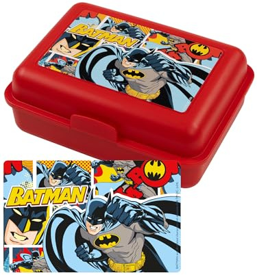 United Labels DC Comics Batman - Boîte à déjeuner avec séparateur - Rouge