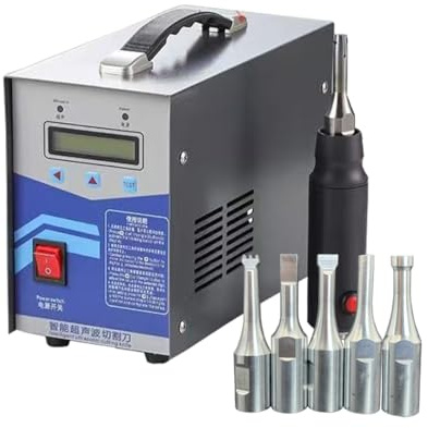 Ultrasonic Plastic Welding Machine 2000W 28KHz with 5Pcs Welding Heads Portable Handheld High Frequency Plastic Spot Welding Machine for ABS PP PE (AC220V)