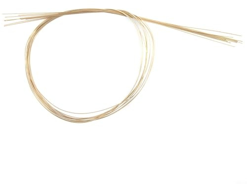 Shophubio Gold-Lötdraht, 0,5 mm, Silber-Kupfer-Legierung, Schweißstäbe (50 cm), Lötmittel mit niedrigem Schmelzpunkt für Schmuckherstellung, Reparatur und Metalllöten