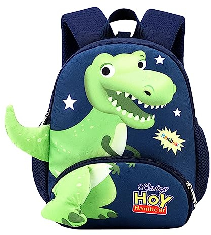 Generisch 2026 Kindertasche Kindergarten Vorschulklasse Cartoon Dinosaurier Rucksack Walk Lost Rope Schultasche (Green One Size)