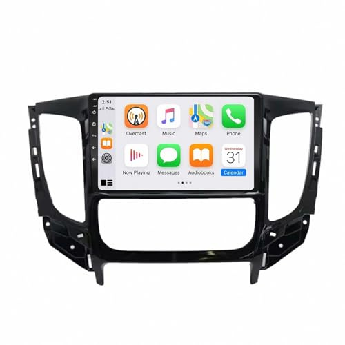 Carplay-Skärm för Mitsubishi L200 5 2015-2019 Röststyrning, Gps-Navigering, Med Kamera, Dashcam, Wifi, Bluetooth Bilradio Stereo Gps Navi, 4 Kärna 1G＋32G
