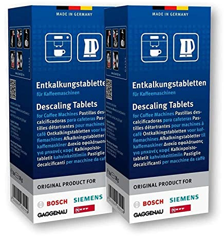 12 Descaling Tablets for Coffee Machines for Bosch, Siemens, Neff, Gaggenau, No.: 310967