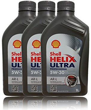 3L 3 Liter SHELL Motoröl Öl HELIX ULTRA Professional AR-L 5W30 Renault RN0720