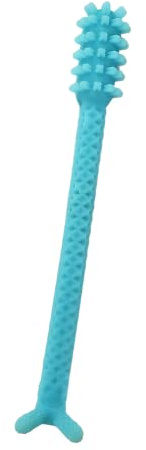 Denture Dart V4 Denture Gel Adhesive Remover - Remove Denture Gel Adhesive from Mouth & Gums, Oral Hygiene Products, Denture Accessories Removal Tool, Scraper w/Textured Grip and Rigid Bristles