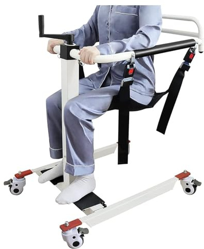 Patient Lift Transfer Chair, sit to Stand Lift, Lift Wheelchair for Home,Portable Car Lift Transport Chair,Shower Chair with Wheels Portable Toilets Seat Transfer Aid for Elderly