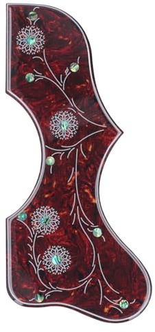 Akustische Gitarre Pick Guard, 2,5mm Dicke Celluloid Anti Scratch Selbst Klebende Schutz Platte für Akustik Gitarre