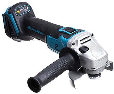 Akku Winkelschleifer Kompatibel für Makita 18V Akku (Ohne Akkus und Ladegerät) Scheiben-Ø: 125 mm, 800 W Akku Trennschleifer für Schneiden, Polieren,Schleifen (0*Batterie)