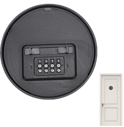Key Lock Box | Security 4-Digit Combination,Stash Secret Money Safe Container,for Cash Jewelry Valuables Home Office Dorm Wardrobe Desk Drawer