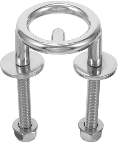 SHINEOFI Bootszubehör Edelstahl Skihaken für Boote 62mm Schlepphaken für Wasserski mit Rostschutz und Hoher Zugfestigkeit für Yacht Wasserskifahren