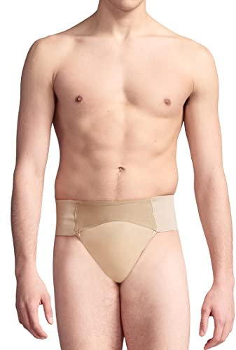 Capezio Herren Suspensorium CN5930, wattiert, Natürlich, XL Adult