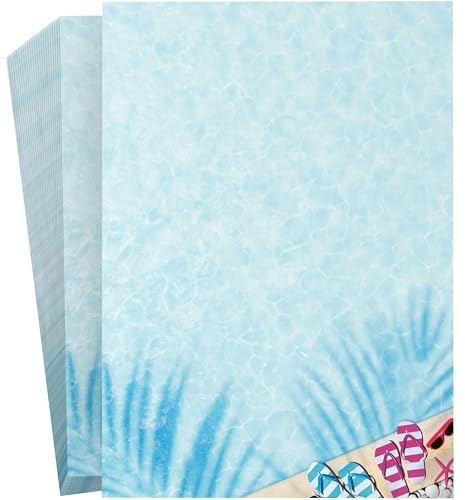 Sommer-Feeling, 50 Blatt Motivpapier 90g/qm