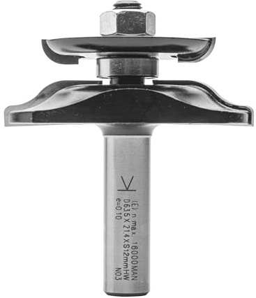 ENT 17290 Abplattfräser HW, Schaft (S) 12 mm, Durchmesser (D1) 63,5 mm, D2 44,4mm, NL 21,4 mm, M 3,97 mm, SL 40 mm, mit Unterschneider